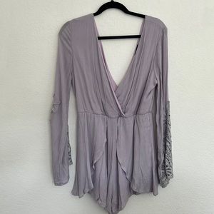 Laced Lavendar Romper